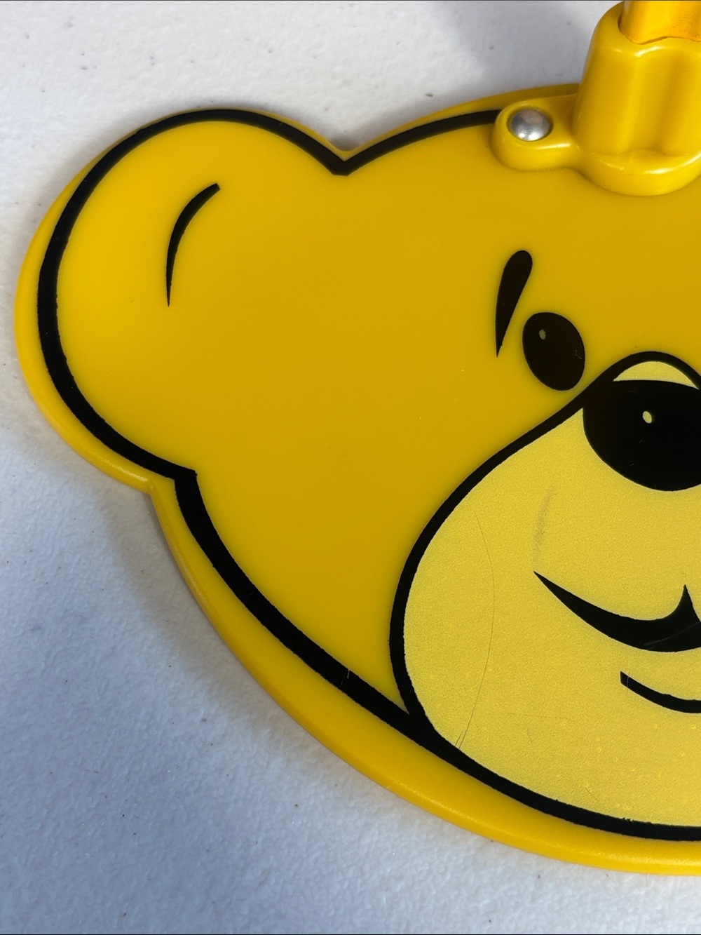 Vintage Build A Bear WorkShop Yellow Bear Face Display Stand Adjustable - Picture 4 of 12